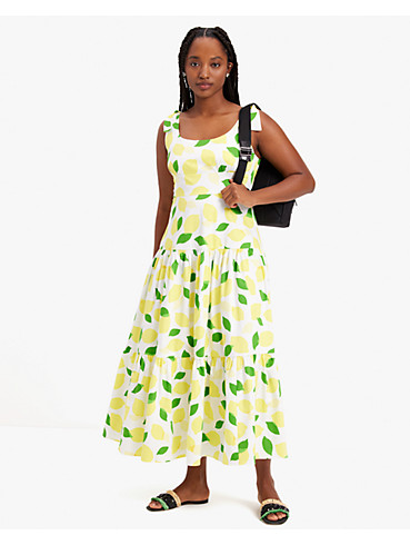 Lemon Toss Tiered Maxi Dress, , rr_productgrid