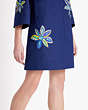 Kate Spade,Embroidered Floral Tunic,Wear to Work,French Navy