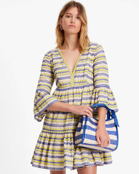 Kate SpadeAwning Stripe Embroidered Tunic