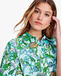 Kate Spade,Under The Sea Collared Top,Low Tide Multi