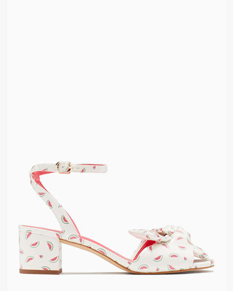Kate Spade,camille watermelon party sandals,Watermelon Party