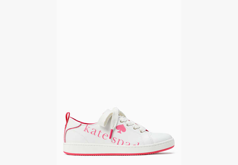 Kate Spade,nikki sneakers,Optic White/Pink Peppercorn image number 0