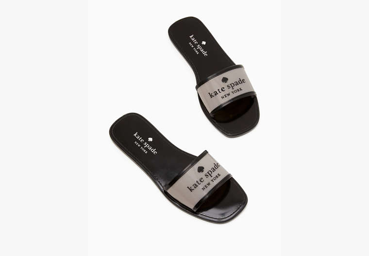 Peyton Clear Sandals, Black, Product image number 0
