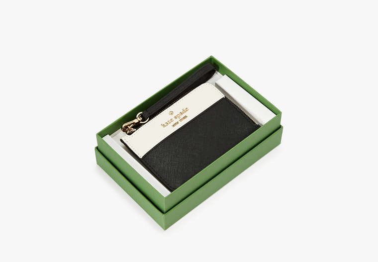 Kate Spade,Cheers Boxed Small Card Holder,Black Multi image number 0