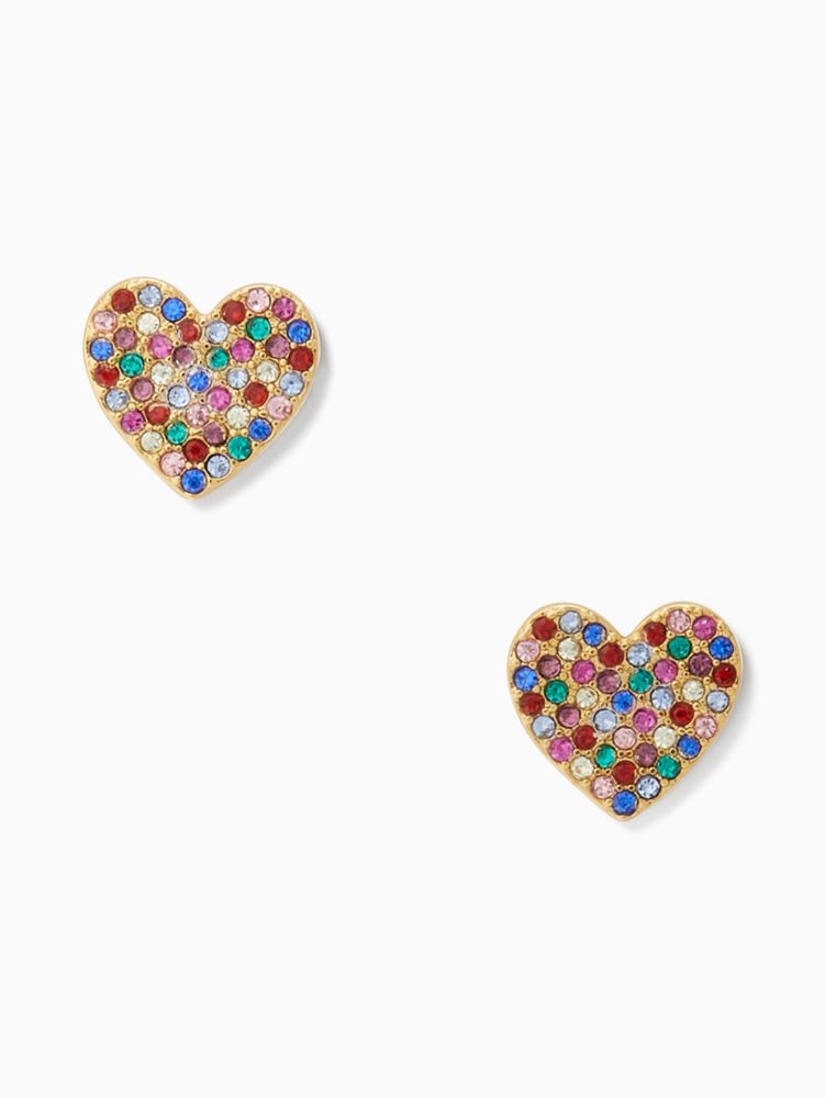 Yours Truly Pave Studs, Rainbow Multi, Product