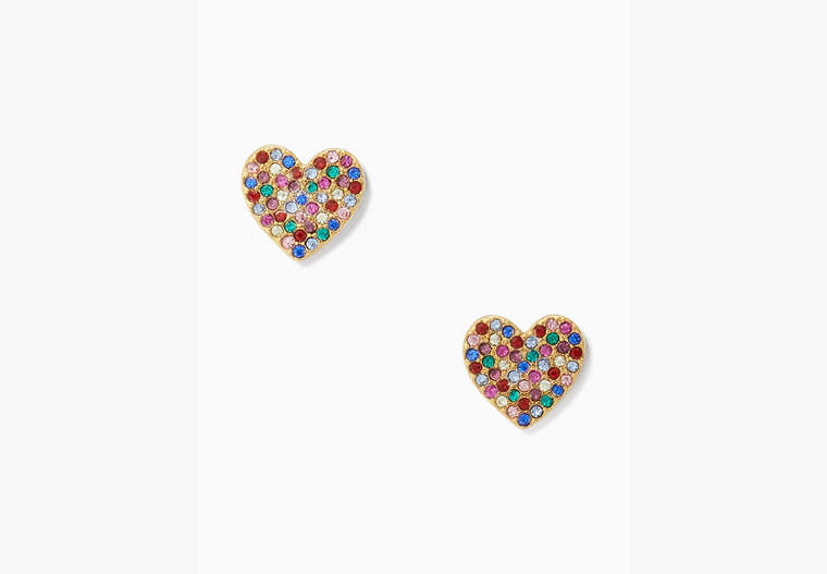 Kate Spade,yours truly pave studs,Rainbow Multi image number 0