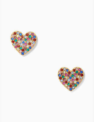 Yours Truly Pave Studs, Rainbow Multi, Product