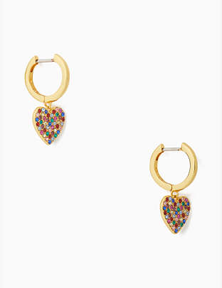 Yours Truly Drop Earrings, Rainbow Multi, Product