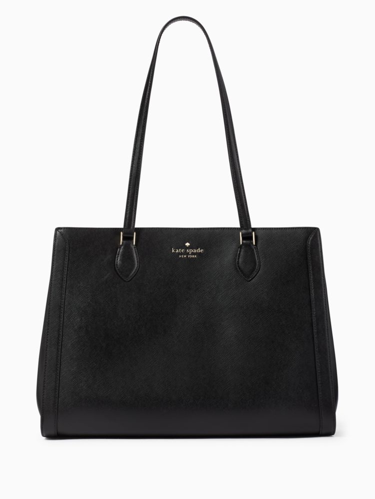 Black kate spade laptop bag hotsell