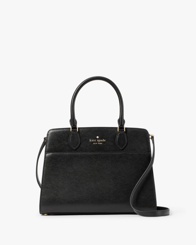 Kate spade black satchel new arrivals