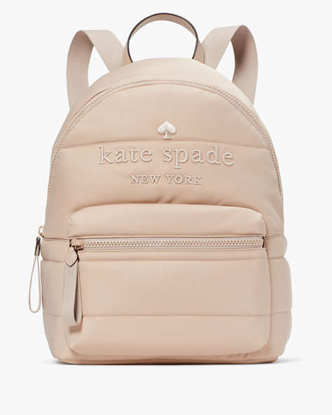 Kate Spade,Ella Large Backpack,Warm Beige