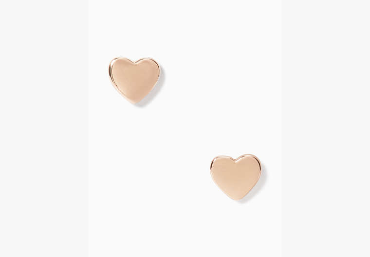 Kate Spade Earrings Heart Studs, Rose Gold, Product image number 0