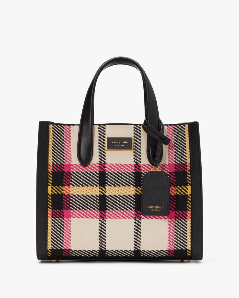 Kate Spade New York Bleecker Museum Plaid Printed PVC Large Tote SKU:  9913658 