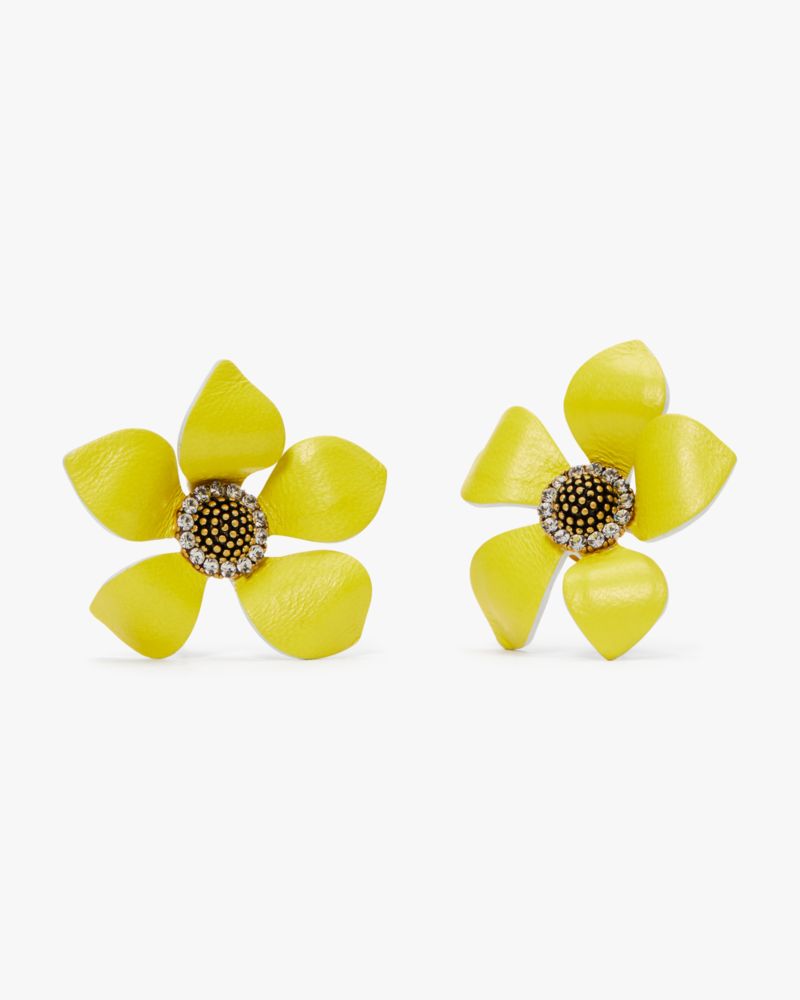 Kate Spade Flower Power Leather Studs