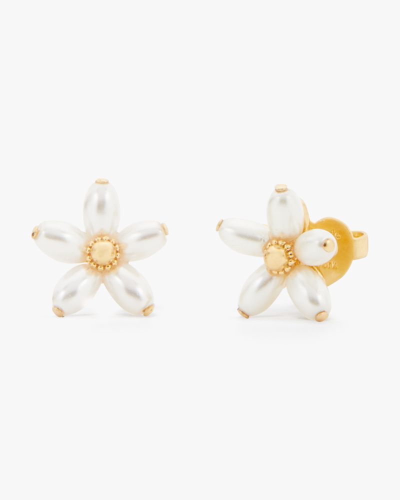 Fresh Squeeze Pearl Flower Studs