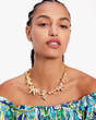 Kate Spade,Sea Star Statement Necklace,Clear Multi