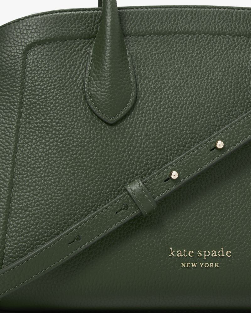 Kate Spade Knott Medium Leather Shoulder Bag in Green