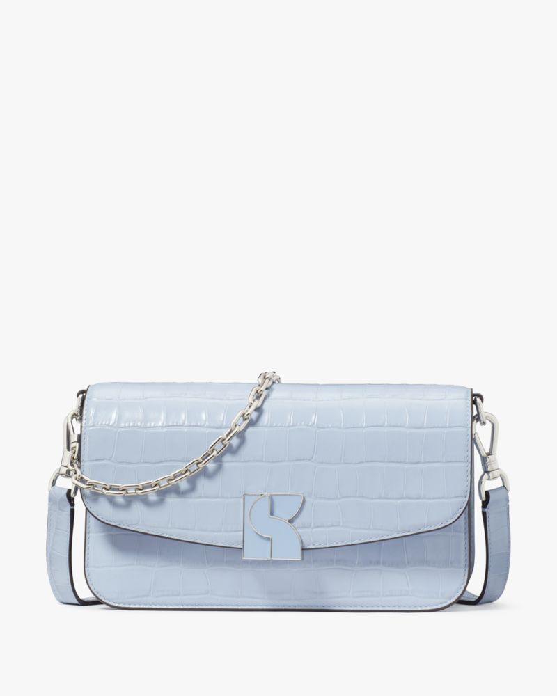 Kate Spade Dakota Schultertasche Mit Krokoprägung, Wandelbar, Mittelgroß