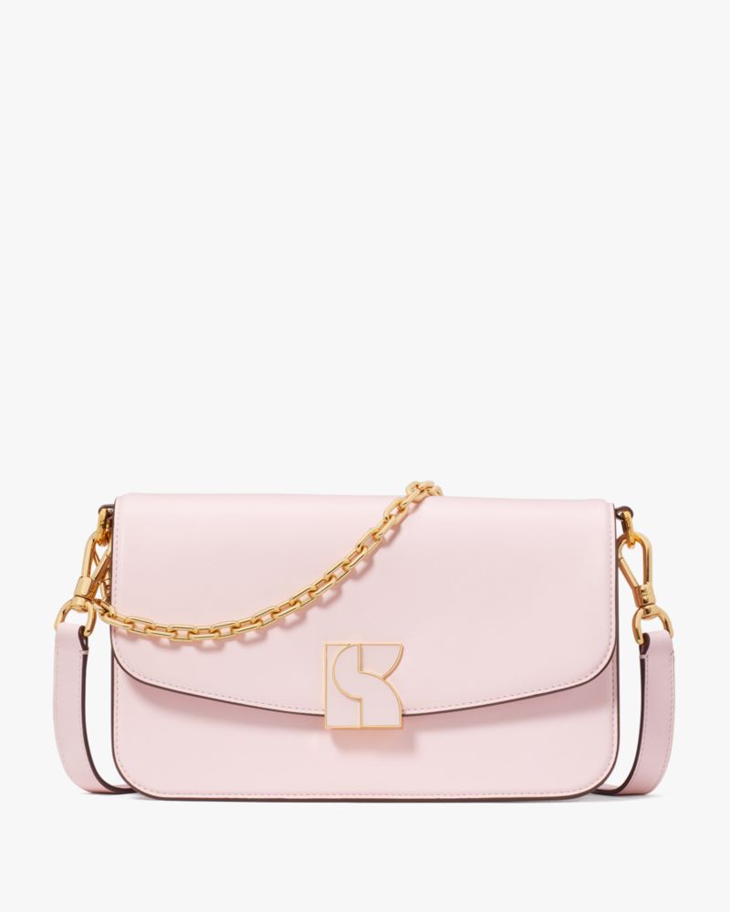 Shop Kate Spade Dakota Medium Convertible Shoulder Bag In Shimmer Pink