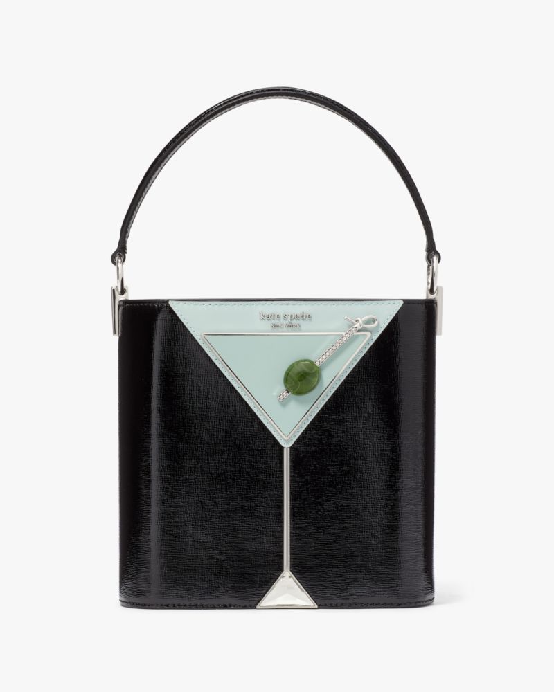 Shaken Not Stirred Martini Embellished Top Handle Crossbody | Kate ...