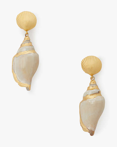 Reef Treasure Shell Drop Earrings