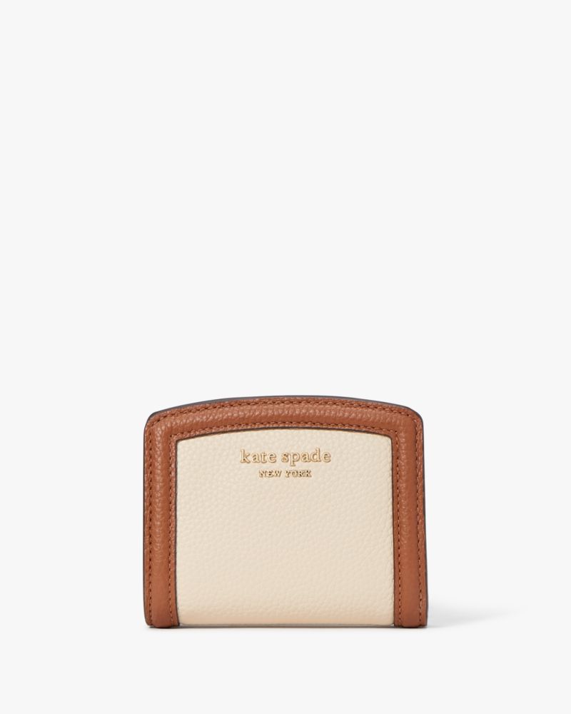おすすめの人気レディース二つ折り財布ブランドはケイト・スペード ニューヨークのノット カラーブロック スモール バイフォールド ウォレット