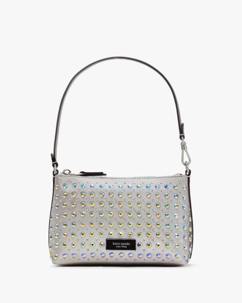 Kate Spade Lulu Crystal Embellished East West Pochette