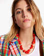 Kate Spade,Freshly Picked Necklace,Red Multi