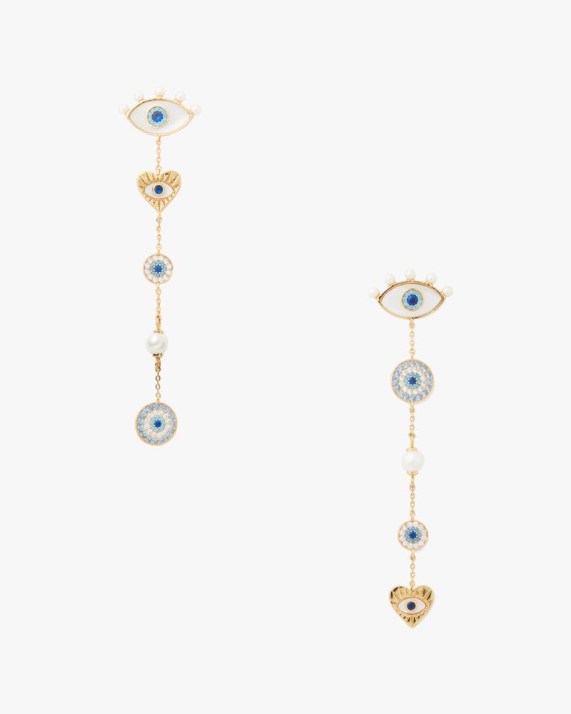 Evil Eye Linear Earrings Kate Spade UK