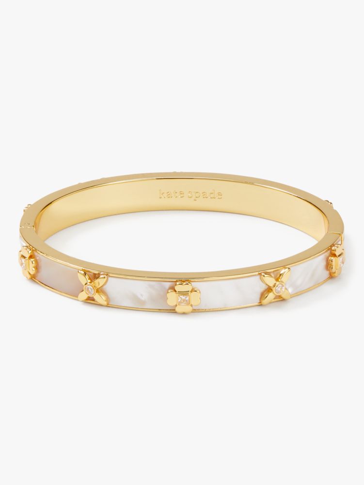 Kate Spade Heritage Bloom Armreif mit Scharnierverschluss