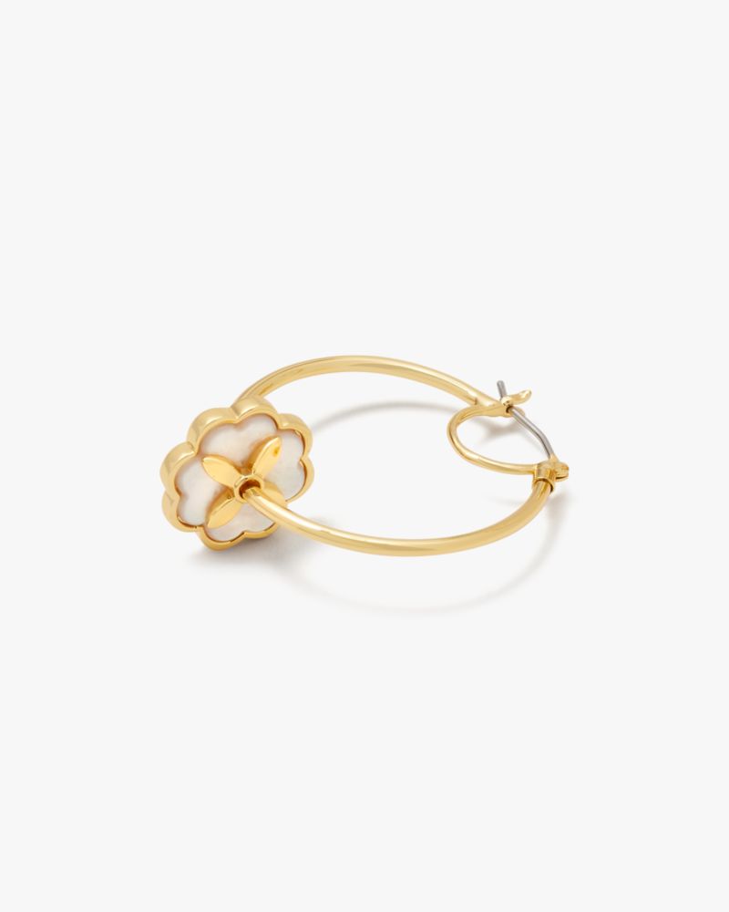 Louis Vuitton A la Folie Gold Tone Hoop Earrings Louis Vuitton