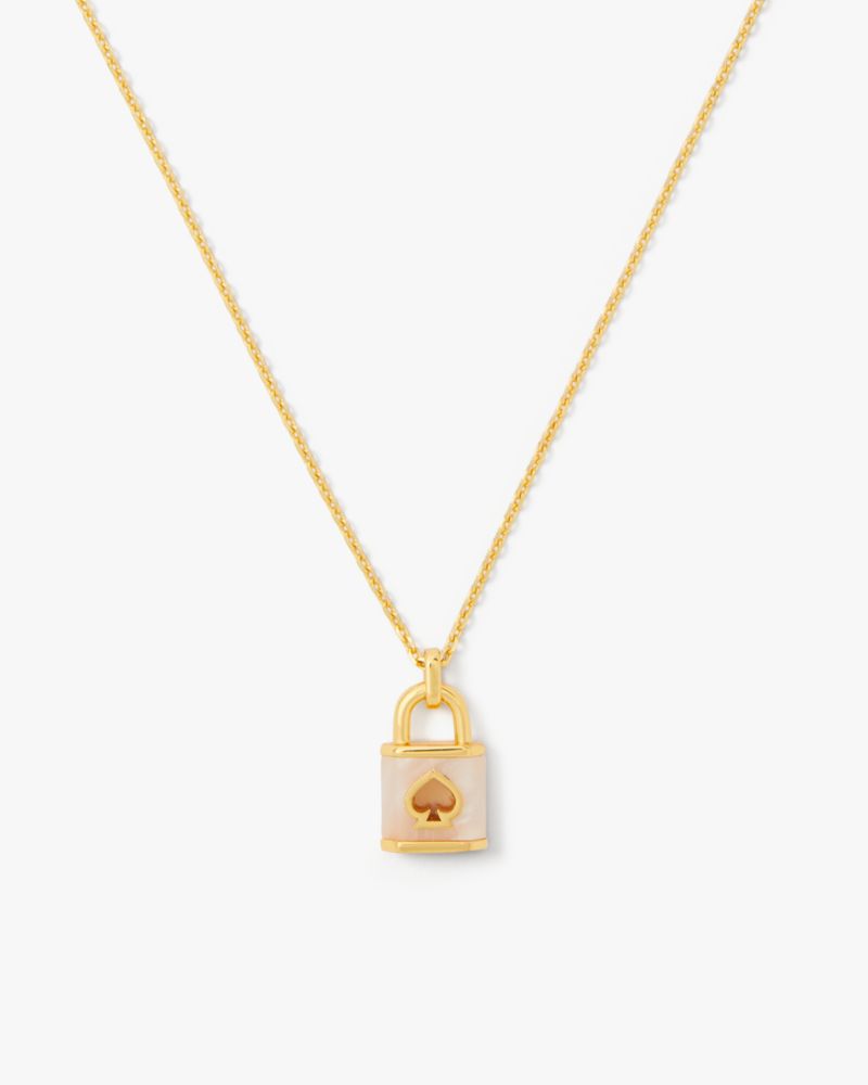 Kate Spade Lock And Spade Mini Pendant