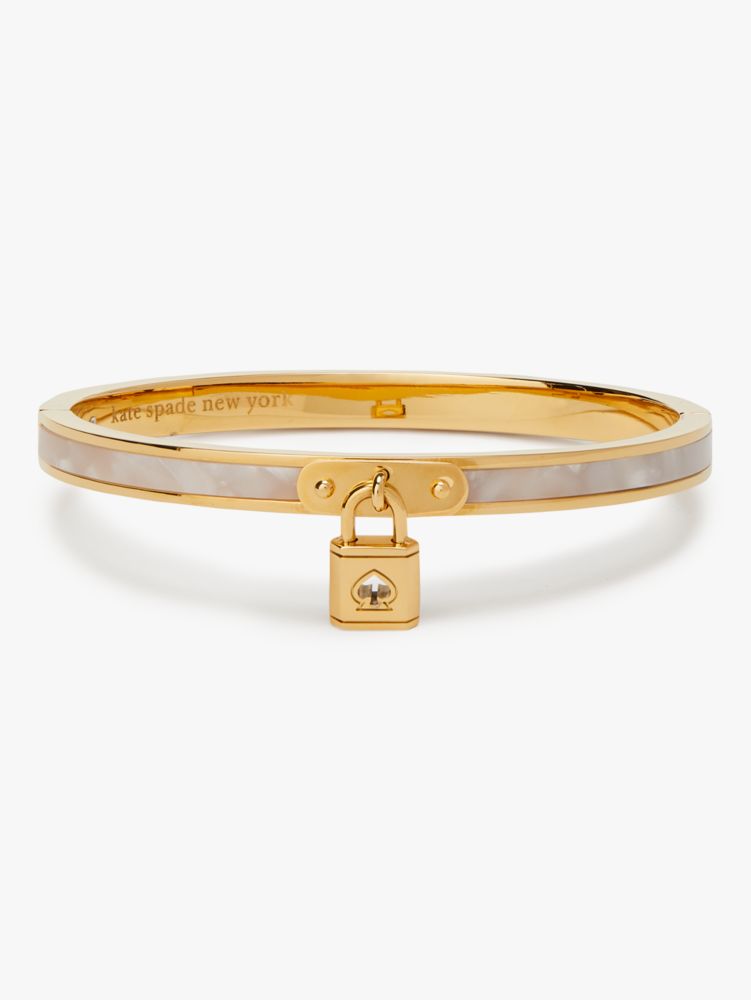 Kate Spade Lock And Spade Charm Bangle