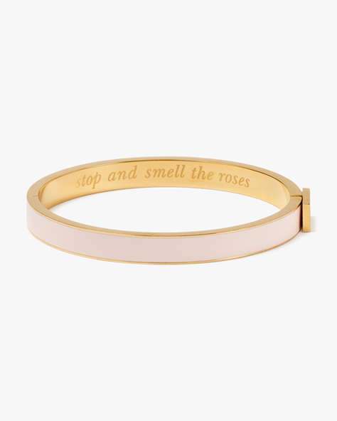 Kate SpadeStop And Smell The Roses Thin Idiom Bangle