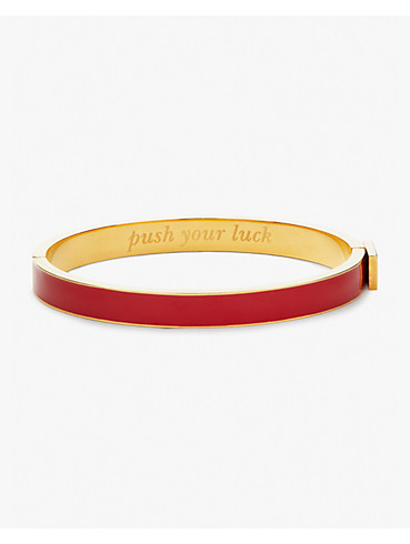 Push Your Luck Thin Idiom Bangle, , rr_productgrid