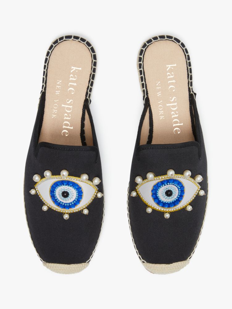 Kate Spade Azura Evil Eye Espadrille Mules. 5