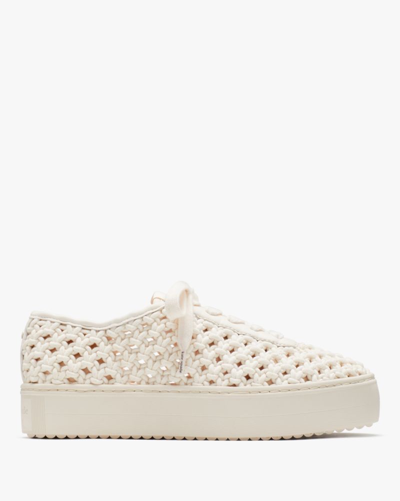 Kate Spade Serve Crochet Sneakers. 1