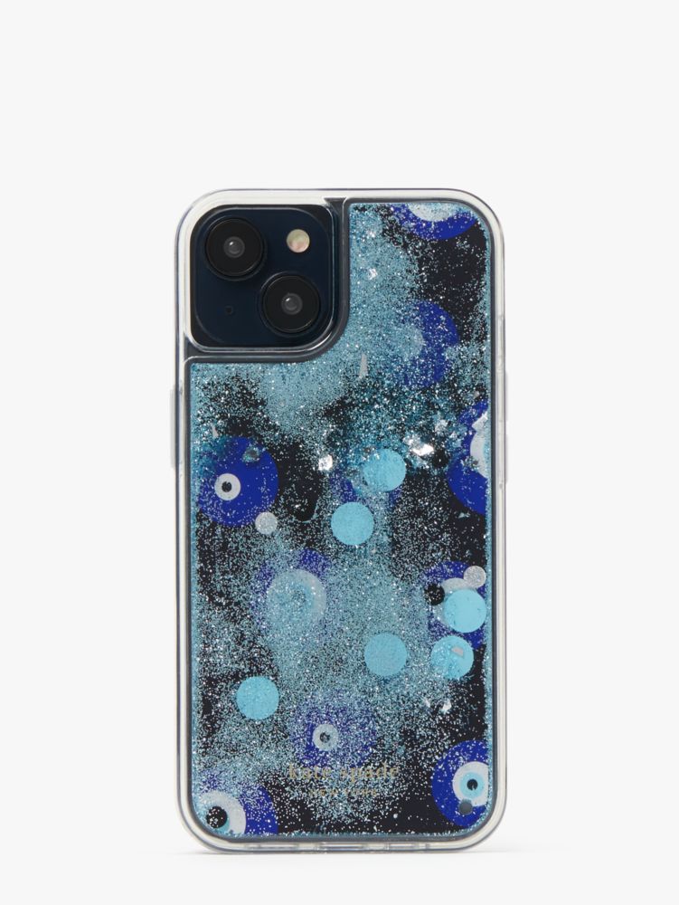 イーブル アイ リキッド グリッター アイフォン 14 ケース, Black Multi, Product