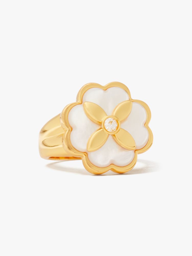 Kate Spade Heritage Bloom Signet Ring