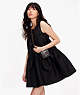 オーガンザ ドット スリーブレス ドレス, Black, ProductTile