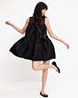 オーガンザ ドット スリーブレス ドレス, Black, Product