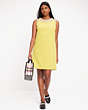 Kate Spade,Jeweled Crepe Shift Dress,Cocktail,Chartreuse Green