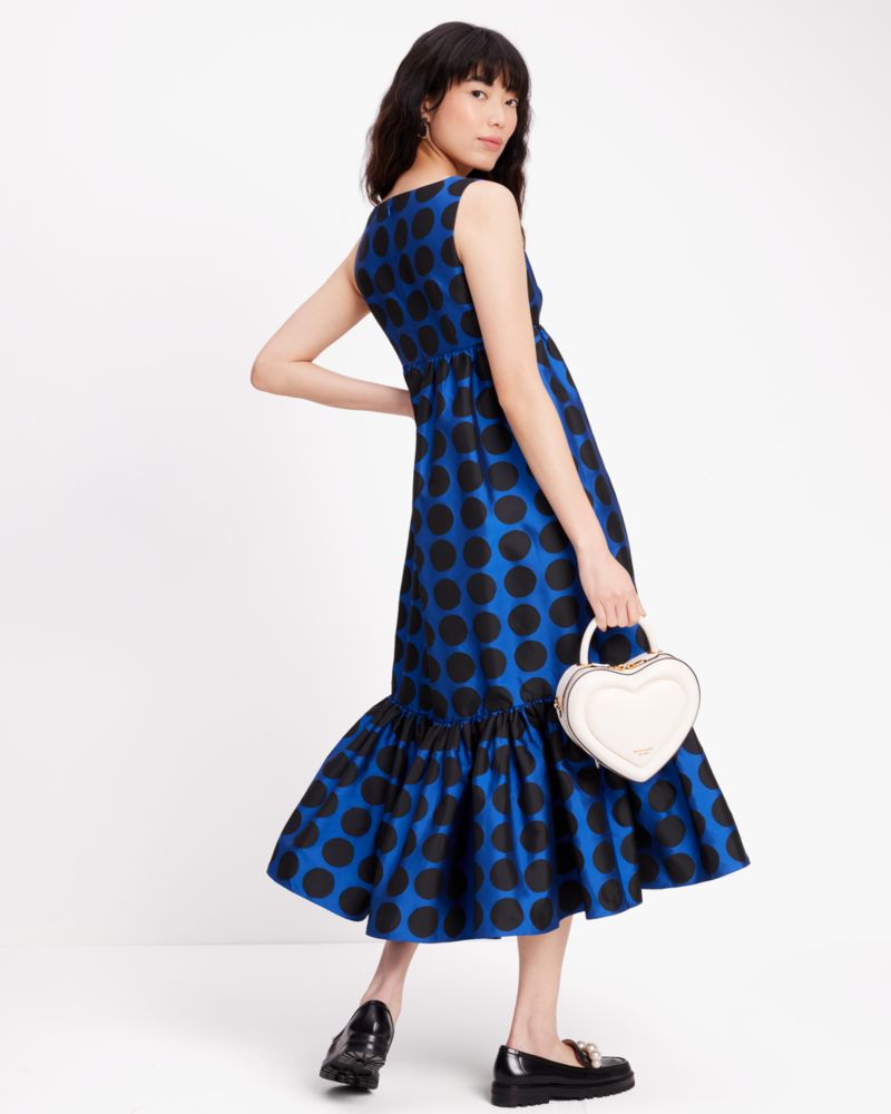 Kate Spade Art Dots Midi Dress. 4