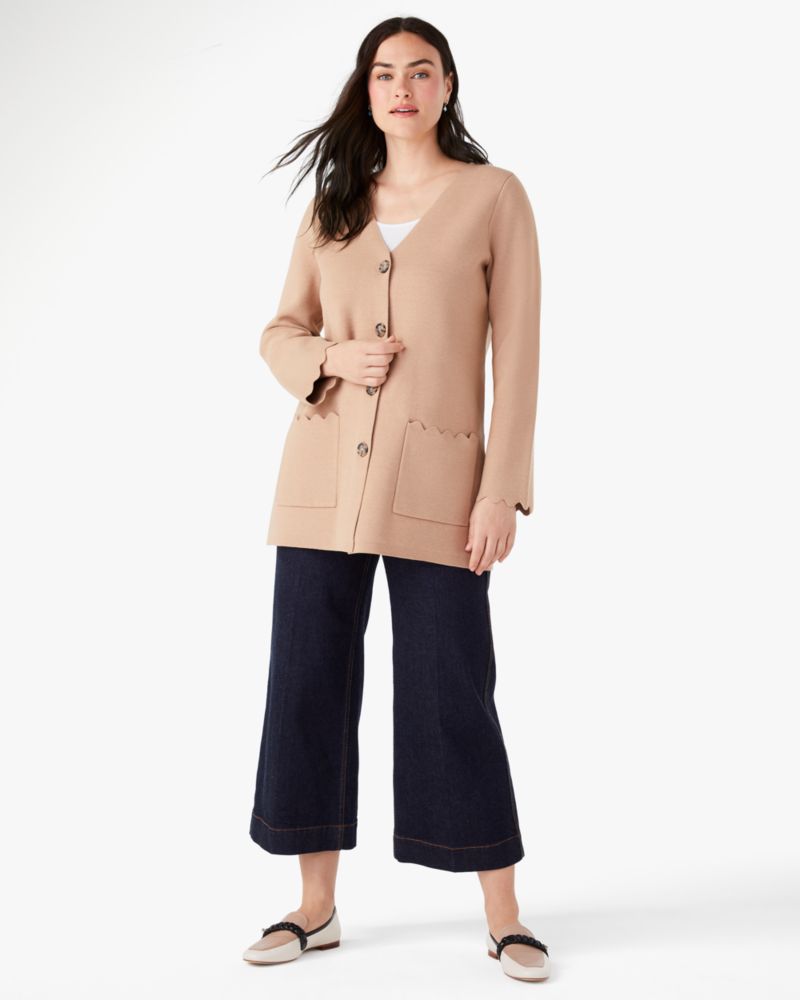 スカラップ セーター ブレザー, Camel, Product