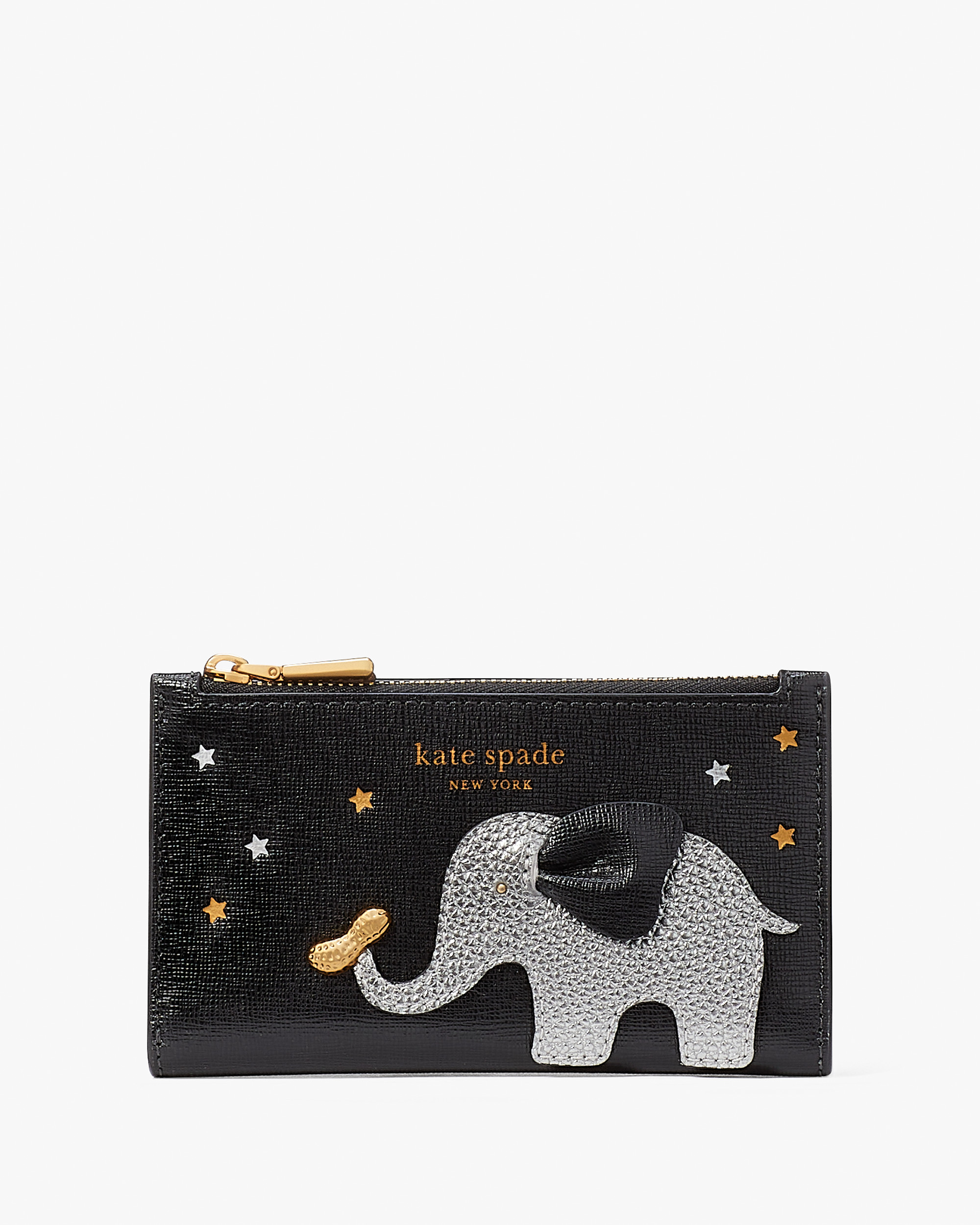 Kate Spade Ellie Embellished Small Slim Bifold Wallet