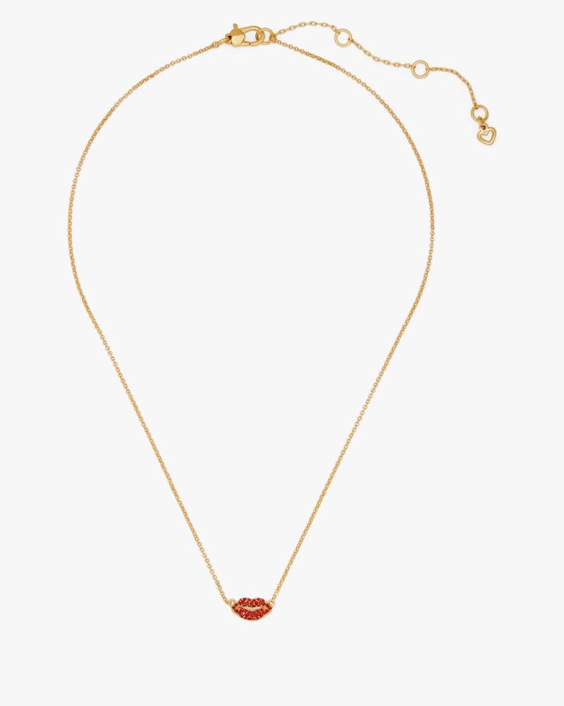 Kate Spade Hit The Town Lips Mini Pendant. 4