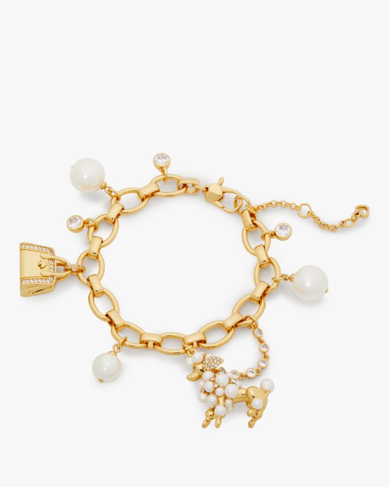 Poodles & Poms Charm Bracelet Kate Spade New York