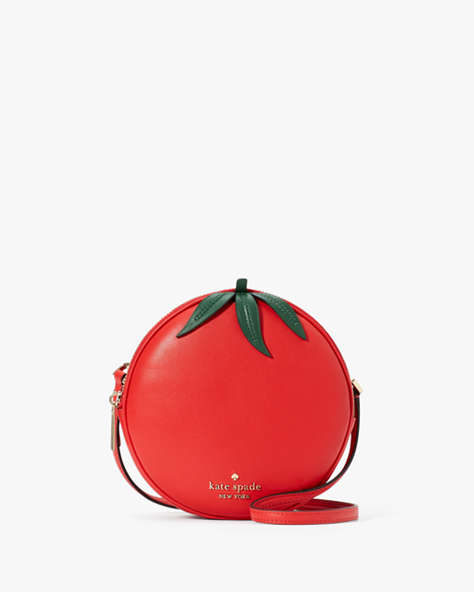 Double Mangia Tomato Small Crossbody, Red Multi, ProductTile