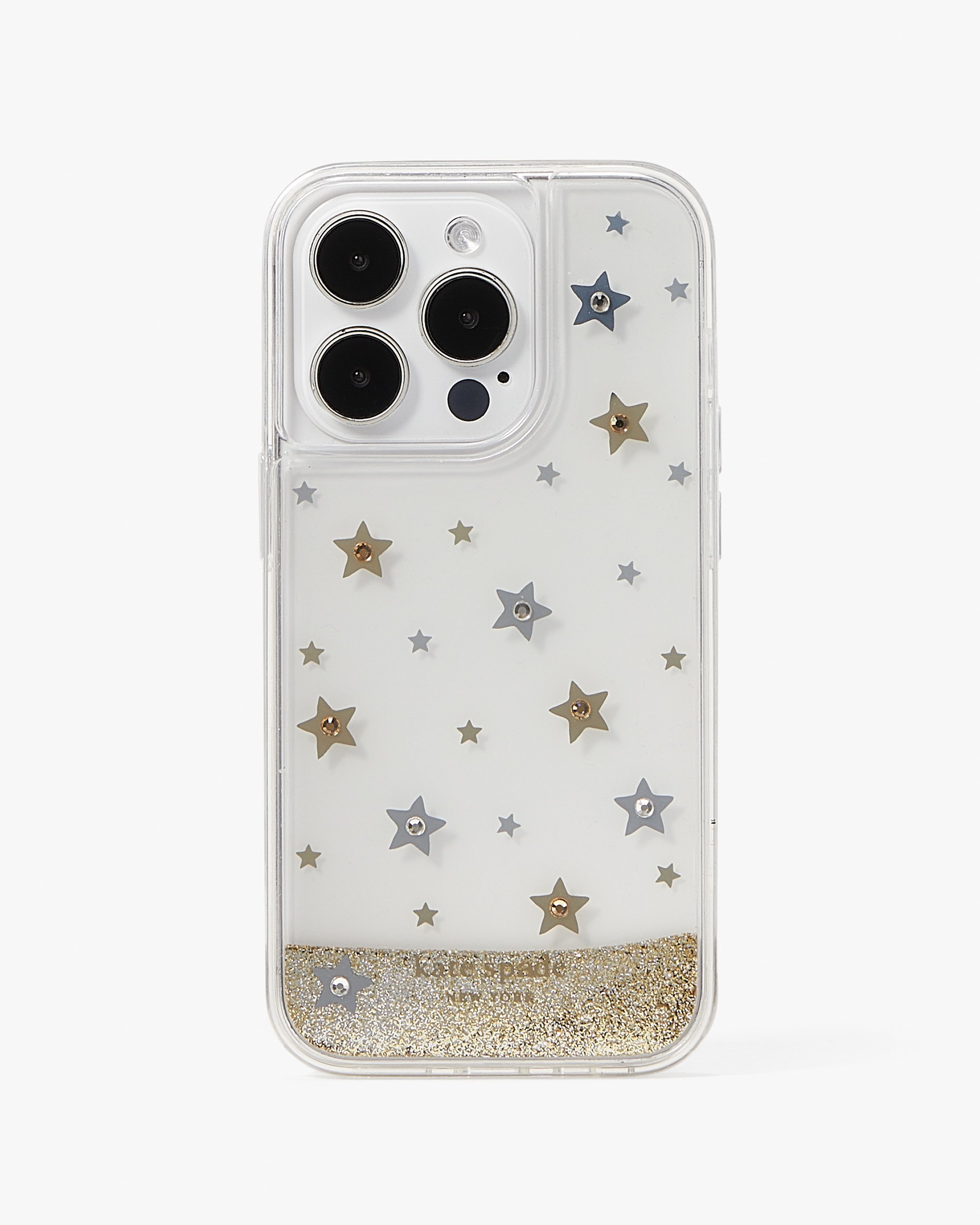 Kate Spade Starlight Liquid Glitter iPhone 14 Pro Case
