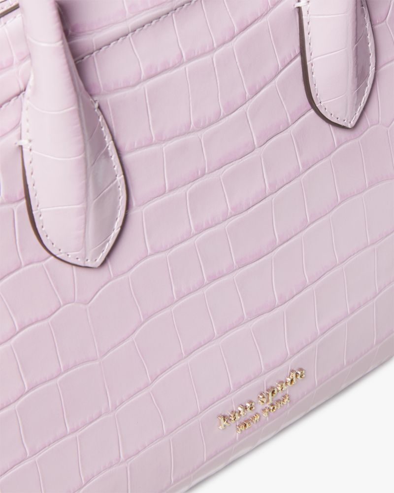 Kate Spade Light Pink Leather 'EVA' Satchel